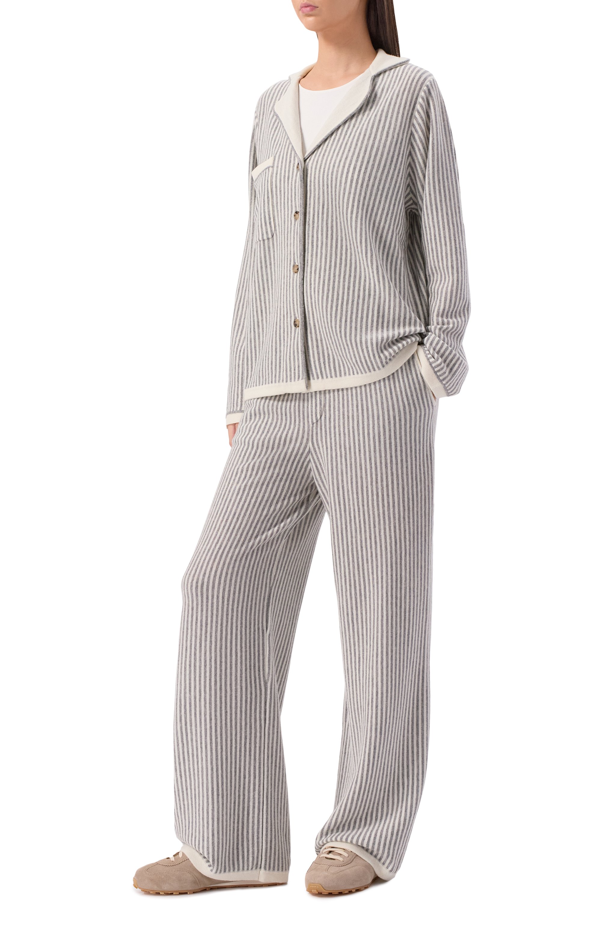 Рубашка из шерсти и кашемира ALLUDE, арт. 255/17750, фото 2