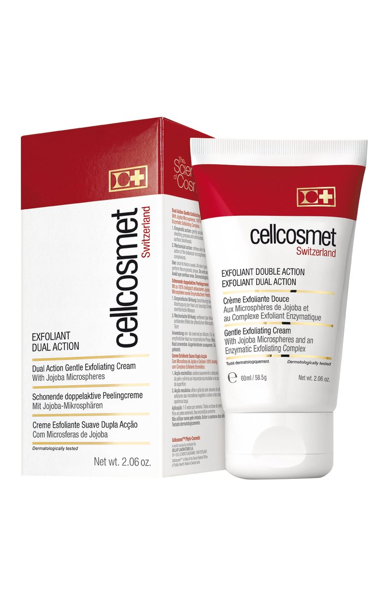 Мягкий отшелушивающий крем двойного действия (60ml) CELLCOSMET&CELLMEN бесцветного цвета, арт. 2215_1701 | Фото 2 (Материал внутренний: Не назначено; Региональные ограничения белый список (Axapta Mercury): Не проставлено; Нос: Не проставлено; Тип продукта: Кремы; Назначение: Для лица; Статус проверки: Проверена категория)