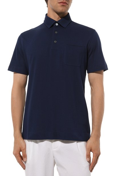 Хлопковое поло ZEGNA, арт. UD392A7/D752, фото 3