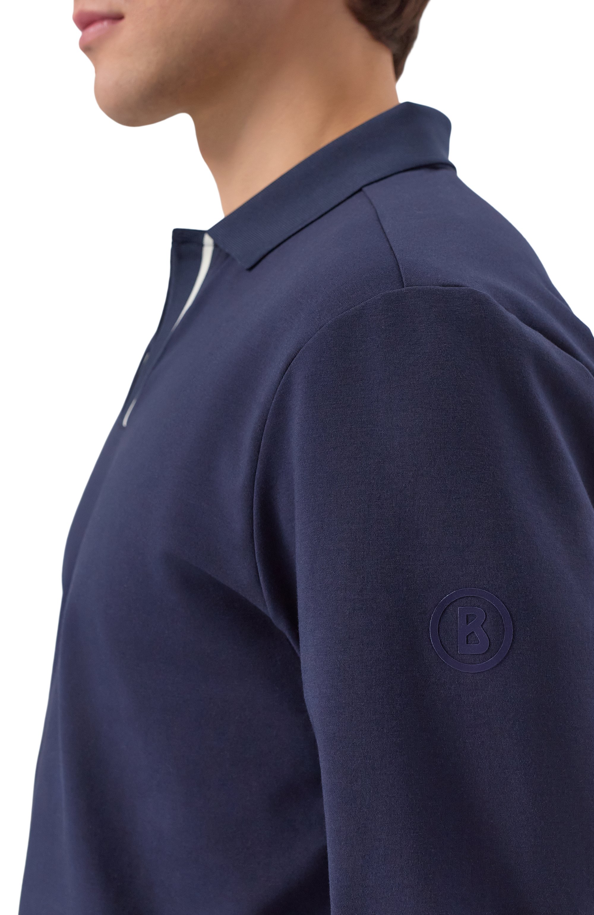 Поло BOGNER темно-синего цвета по цене 25100 руб., арт. 82117926, фото 5 Поло BOGNER, арт. 82117926, фото 5