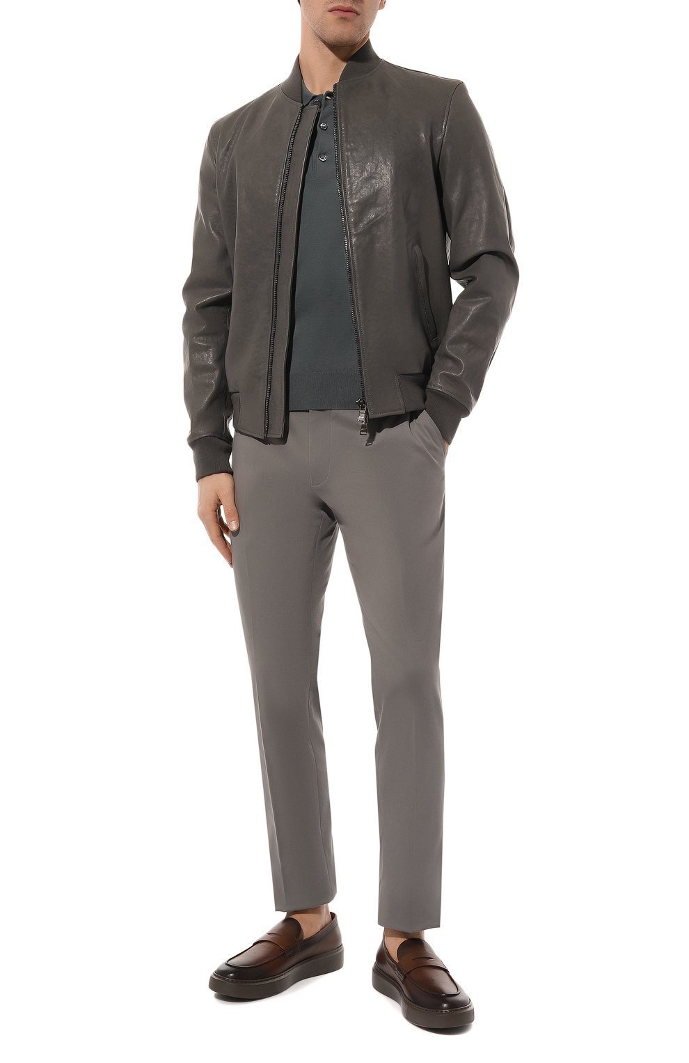 Хлопковые брюки ZEGNA, арт. UCI14A6/TR14, фото 2