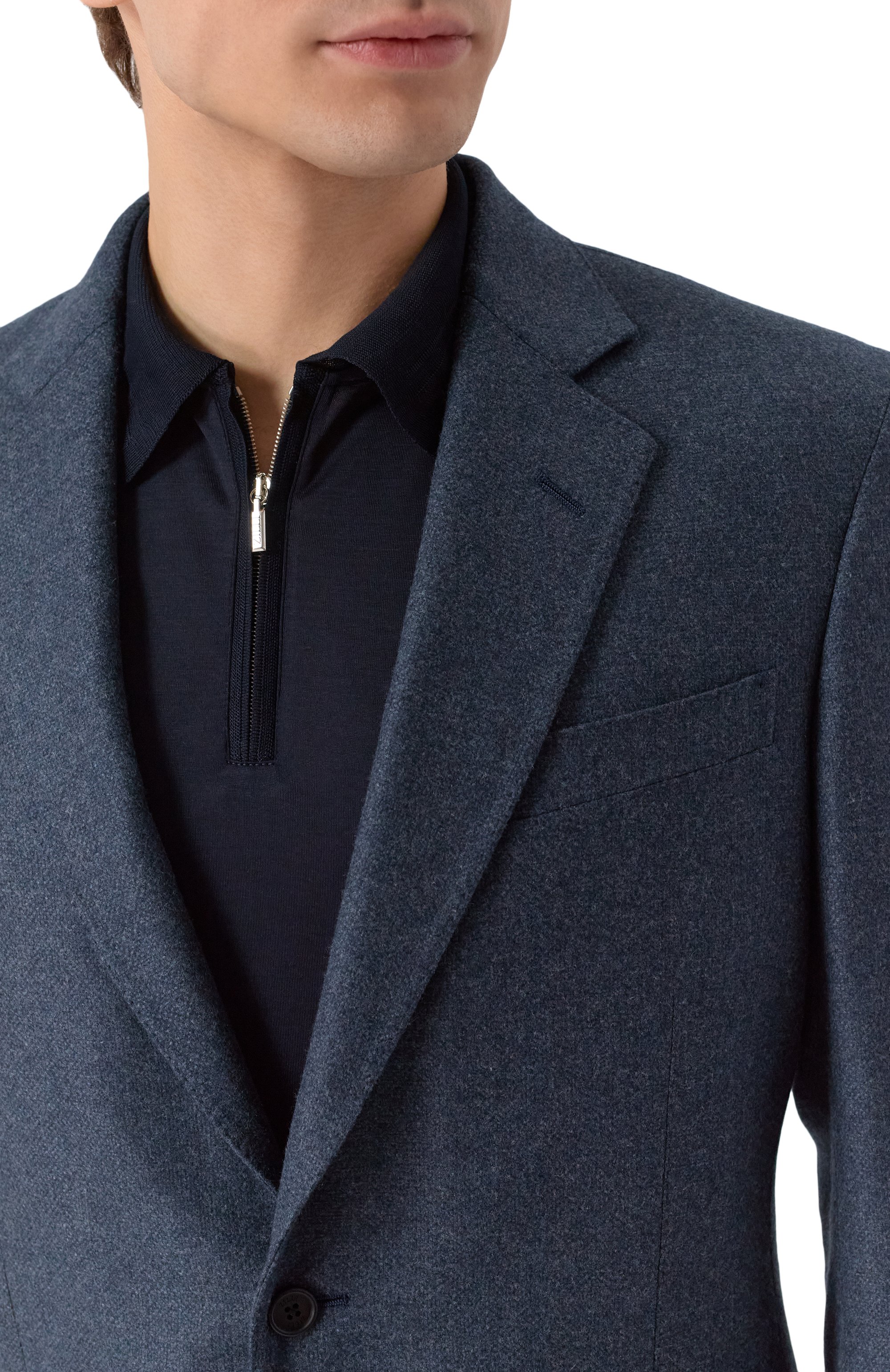 Пиджак из шерсти и кашемира ZILLI, арт. P2T001M028021009U, фото 6