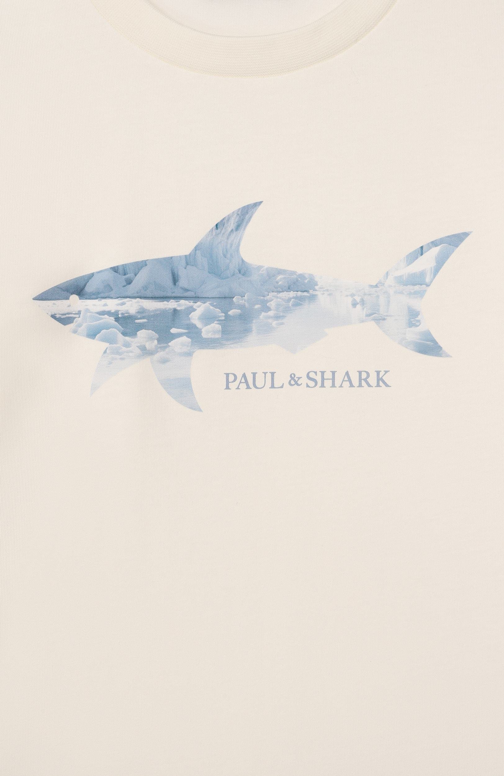 Хлопковая футболка PAUL & SHARK JUNIOR, арт. WSM00H/LAA02_001, фото 3