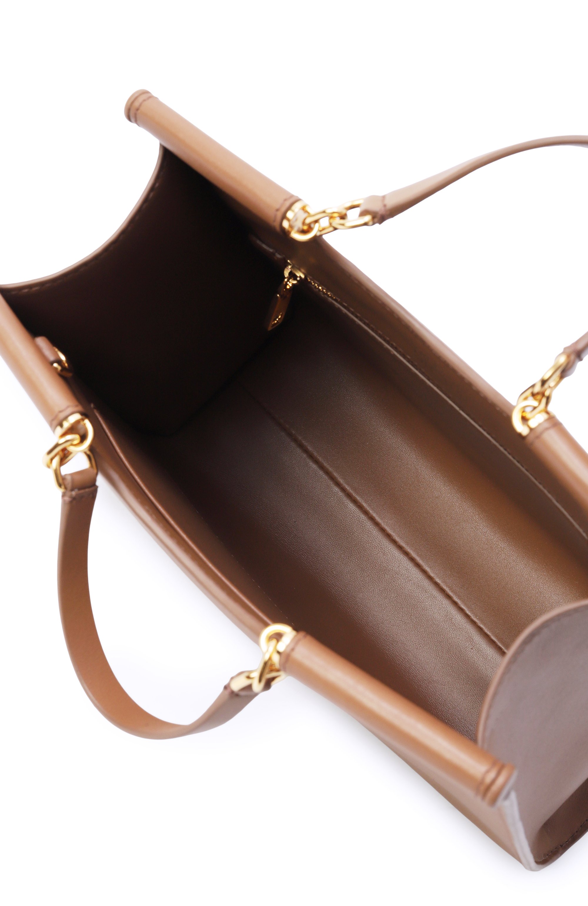 Сумка sicily shopper small DOLCE & GABBANA светло-коричневого цвета по цене 241500 руб., арт. BB7728/B7321, фото 5 Сумка sicily shopper small DOLCE & GABBANA, арт. BB7728/B7321, фото 5