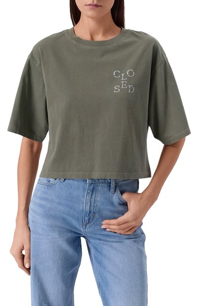 Хлопковая футболка CLOSED, арт. C95228-44H-AM, фото 3