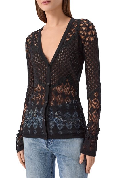 Хлопковый кардиган BLUMARINE, арт. 2M676A, фото 3