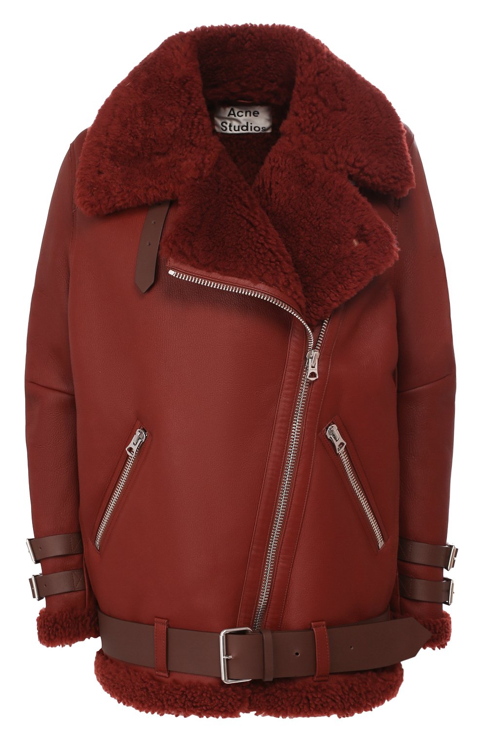 Дубленка с косой молнией ACNE STUDIOS, арт. 1AQ173, фото 1