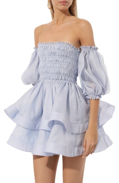 Платье изо льна и шелка YVON, арт. 0 240047, фото 3