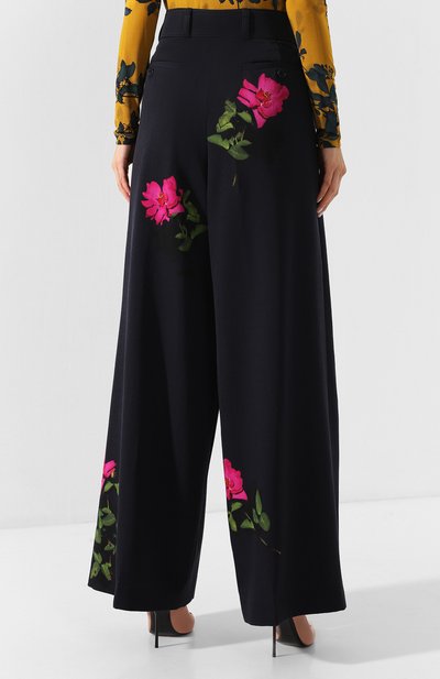 Шерстяные брюки DRIES VAN NOTEN, арт. 192-10942-8428, фото 4