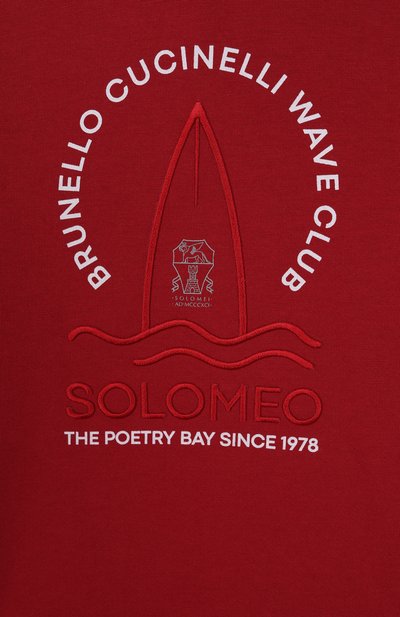 Хлопковое худи BRUNELLO CUCINELLI, арт. BW863E184A, фото 3