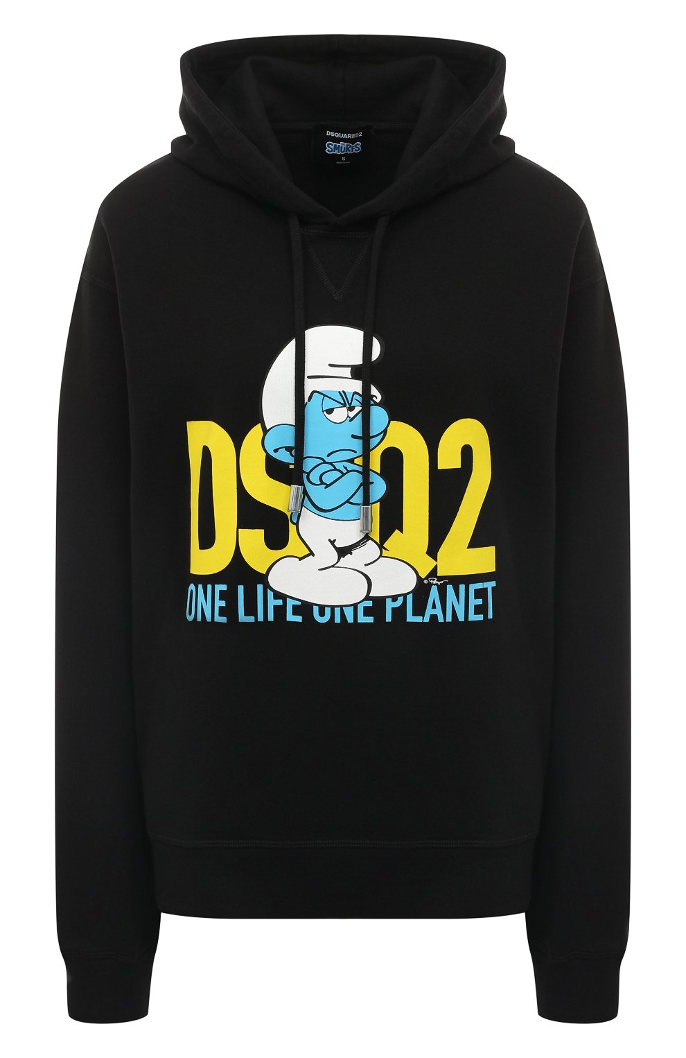 Хлопковое худи dsquared2 x the smurfs DSQUARED2, арт. S73GU0099/S25590, фото 1