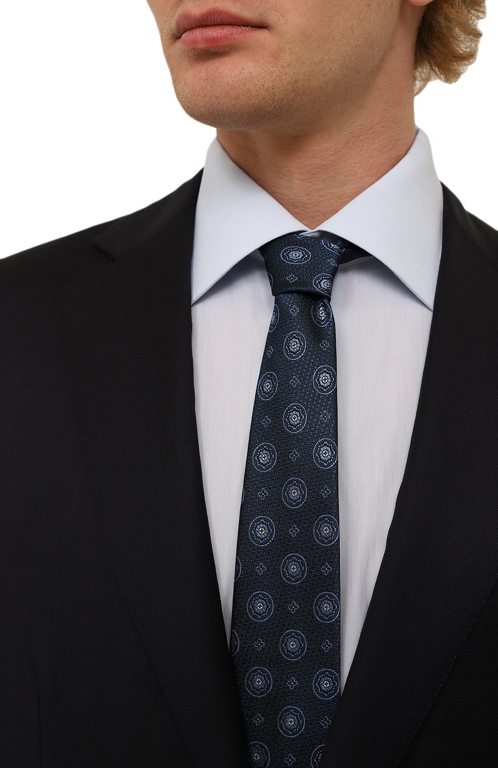 Шелковый галстук CANALI, арт. 18/HJ03865, фото 2