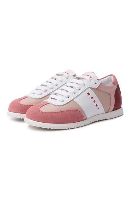 Кожаные кеды MARNI, арт. 82335/VAR3