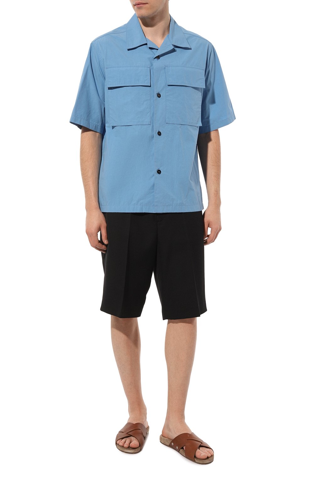 Кожаные шлепанцы hawaii DOLCE & GABBANA, арт. A80341/AB455, фото 2