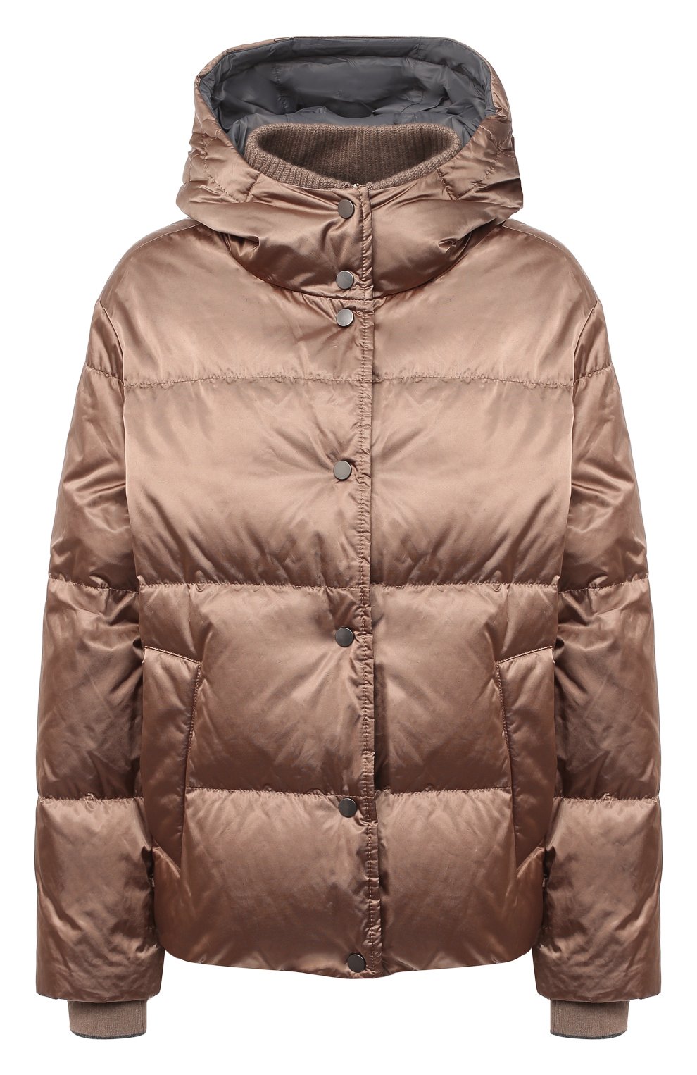 Пуховик BRUNELLO CUCINELLI бежевого цвета по цене 469500 руб., арт. MB5868246, фото 1 Пуховик BRUNELLO CUCINELLI, арт. MB5868246, фото 1