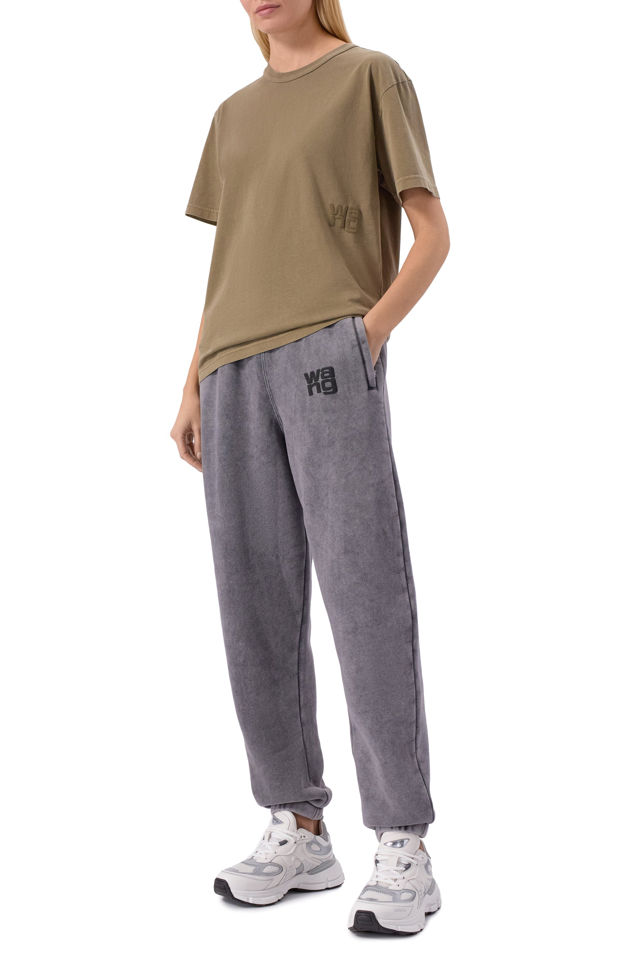 Хлопковая футболка ALEXANDERWANG.T, арт. 4CC3241520, фото 2