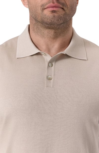 Поло из хлопка и шелка ZILLI, арт. KBP002M0142VRIS00/64, фото 5