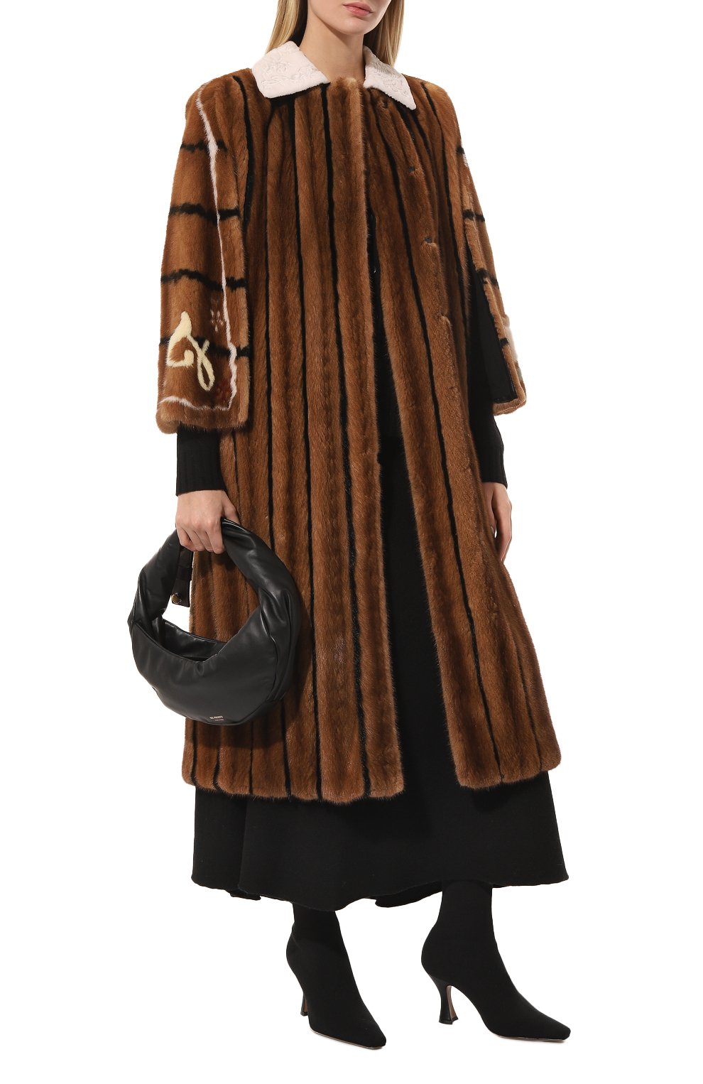 Шуба из норки FENDI коричневого цвета по цене 4415000 руб., арт. FNF81F A5NH, фото 2 Шуба из норки FENDI, арт. FNF81F A5NH, фото 2
