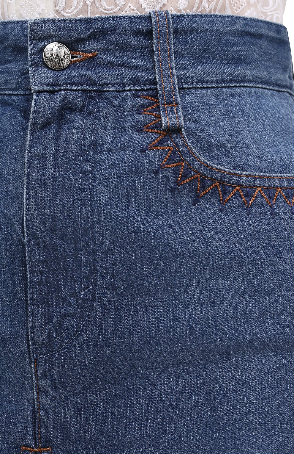 Джинсовая юбка CHLOÉ, арт. CHC20WDJ02154, фото 5