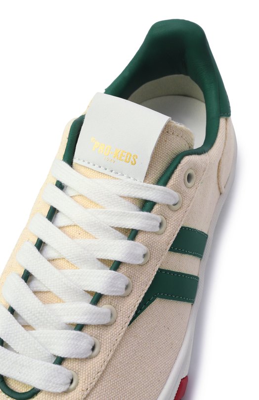 Текстильные кеды Court Ace Pro-Keds 1949 C0URT ACE/CANVAS & LEATHER Кремовый  C0URT ACE/CANVAS & LEATHER Фото 7