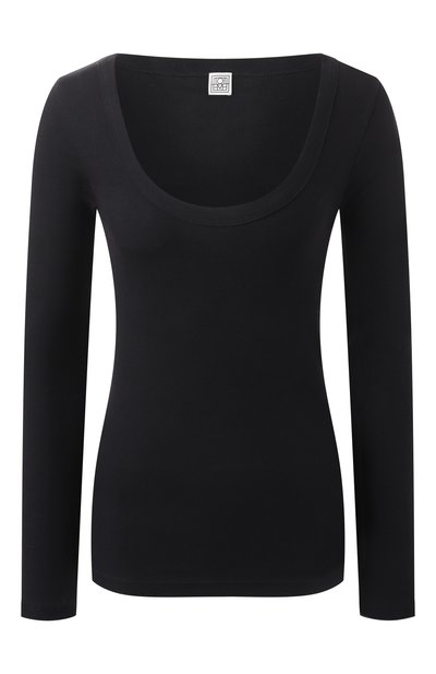 Хлопковый топ TOTEME, арт. 241-WRT1060-FB0094/001, фото 1