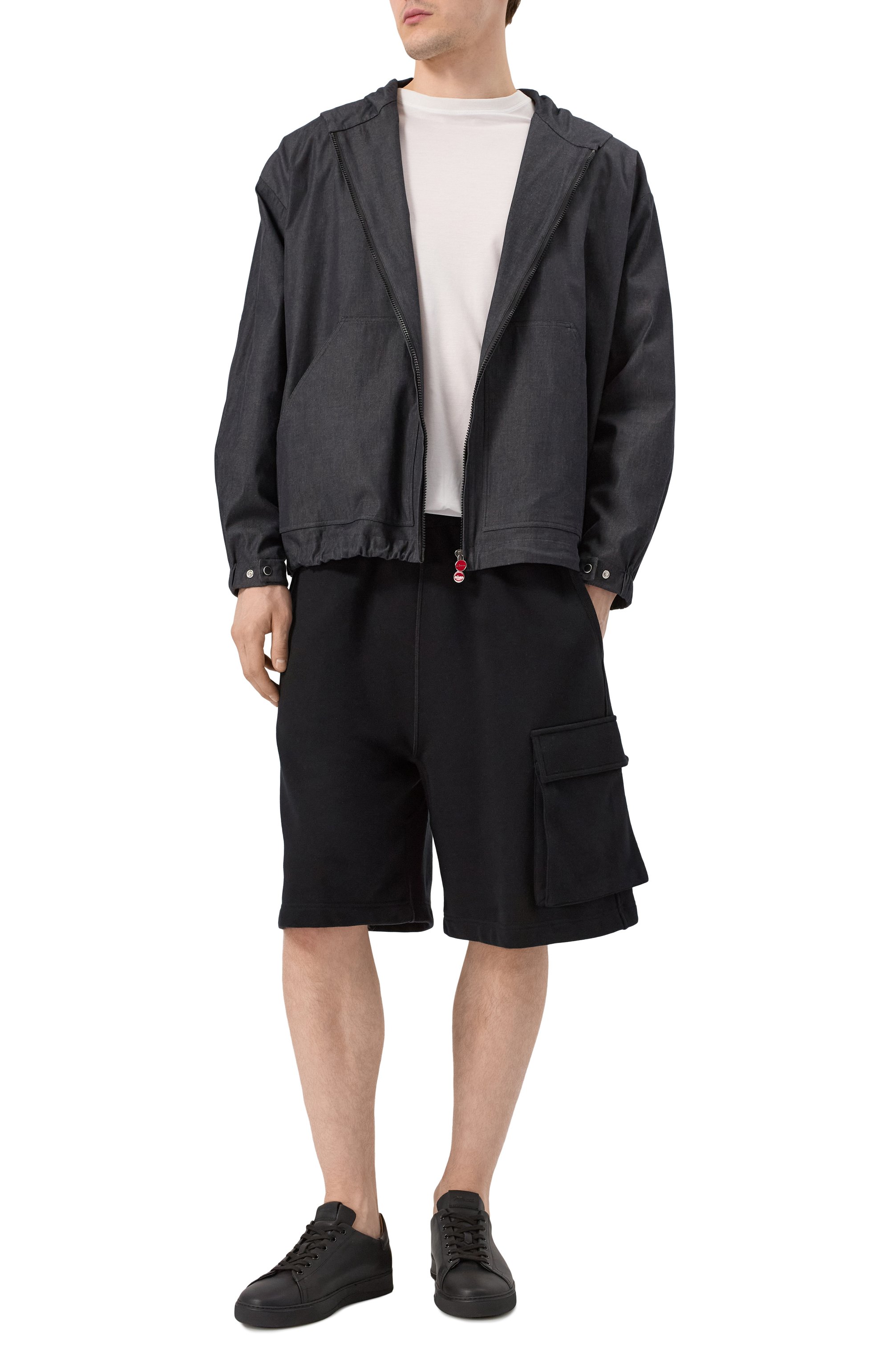 Хлопковые шорты KITON, арт. UMM063302, фото 2