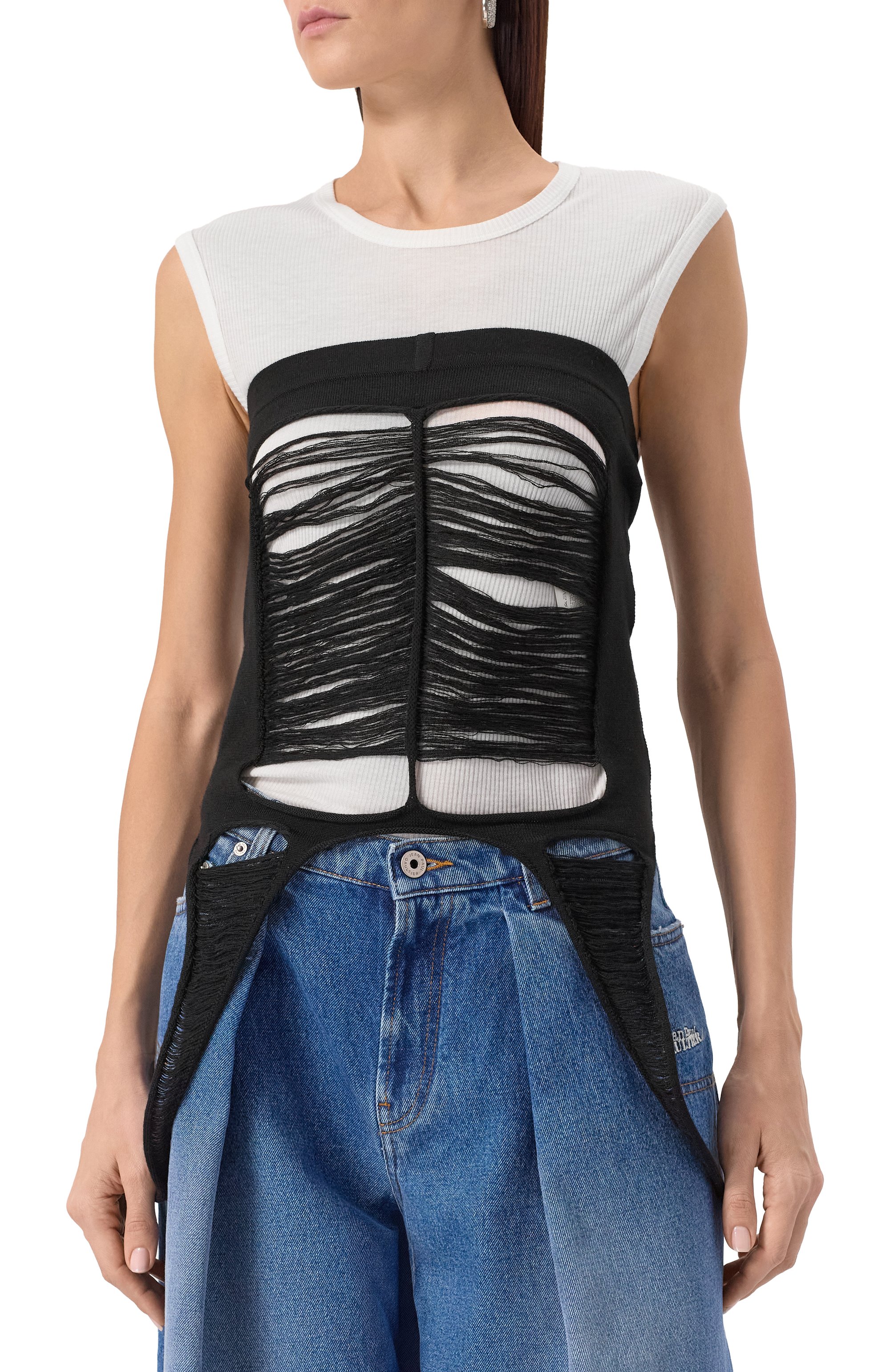 Шерстяной топ RICK OWENS, арт. R001E7618/KGRIDM, фото 3