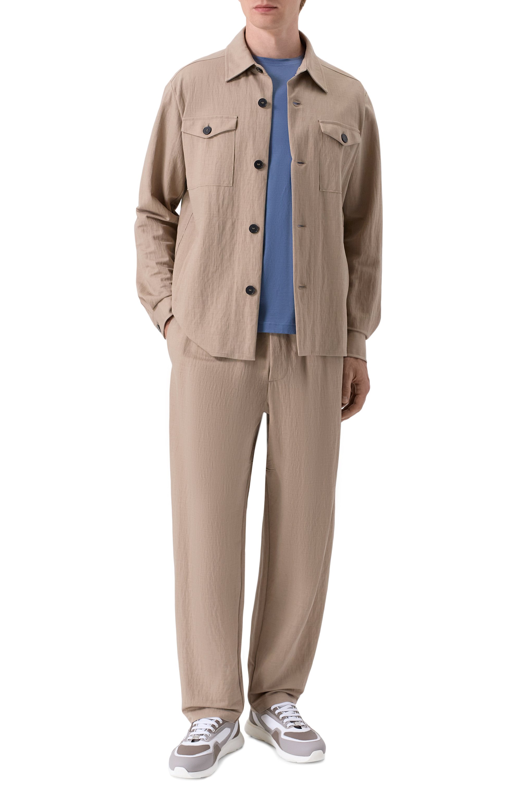 Кожаные кроссовки marte ARTIOLI, арт. 0T000/BIS/CEG, фото 2