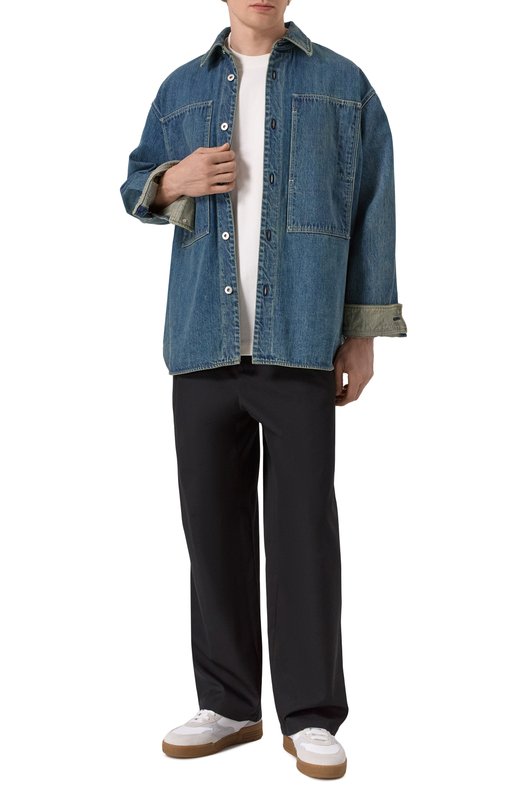 Джинсовая рубашка Jil Sander J47DL0159-J45291 Синий  J47DL0159-J45291 Фото 2