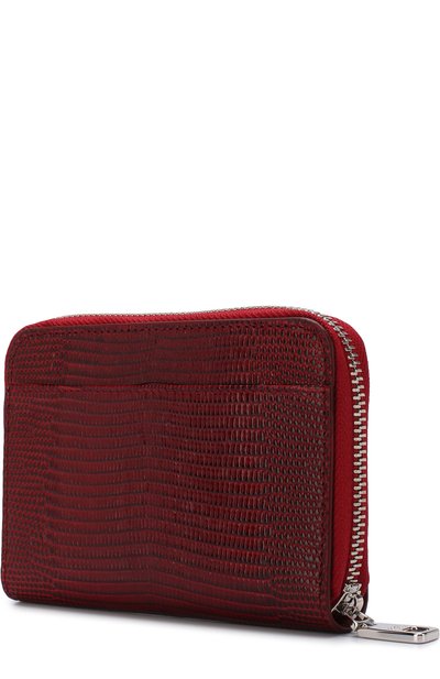 Кожаный кошелек на молнии с логотипом бренда DOLCE & GABBANA, арт. BI0920/AH330, фото 2