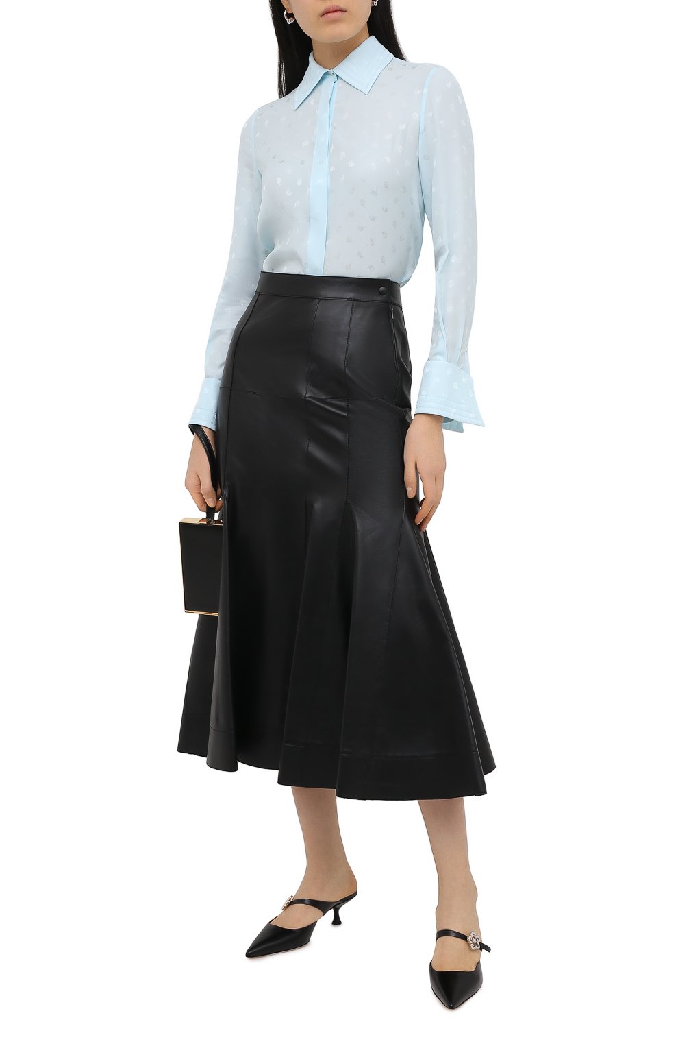 Блузка из вискозы и шелка LANVIN, арт. RW-T0646U-4722-H20, фото 2