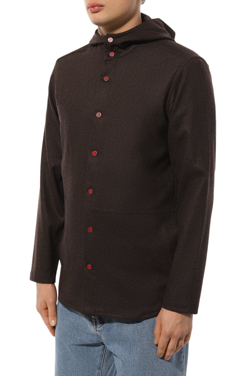 Шерстяная рубашка KITON, арт. UMCPETEK0165C07, фото 3