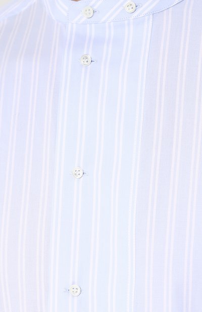 Хлопковая рубашка свободного кроя  CEDRIC CHARLIER, арт. V 0206/8935, фото 5