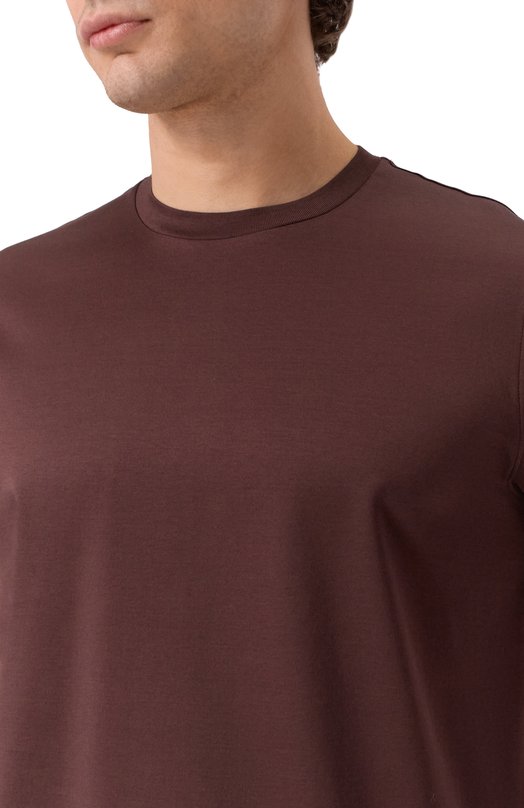 Хлопковая футболка MVST M26.CSM.K423/YAMU Коричневый  M26.CSM.K423/YAMU Фото 5