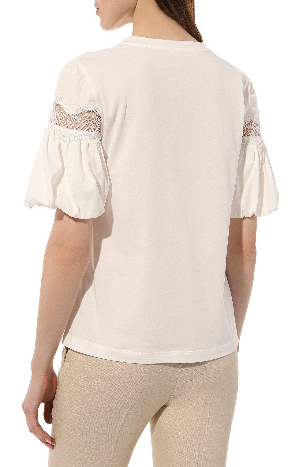 Хлопковая футболка ALBERTA FERRETTI, арт. 222U/A0702/6660, фото 4