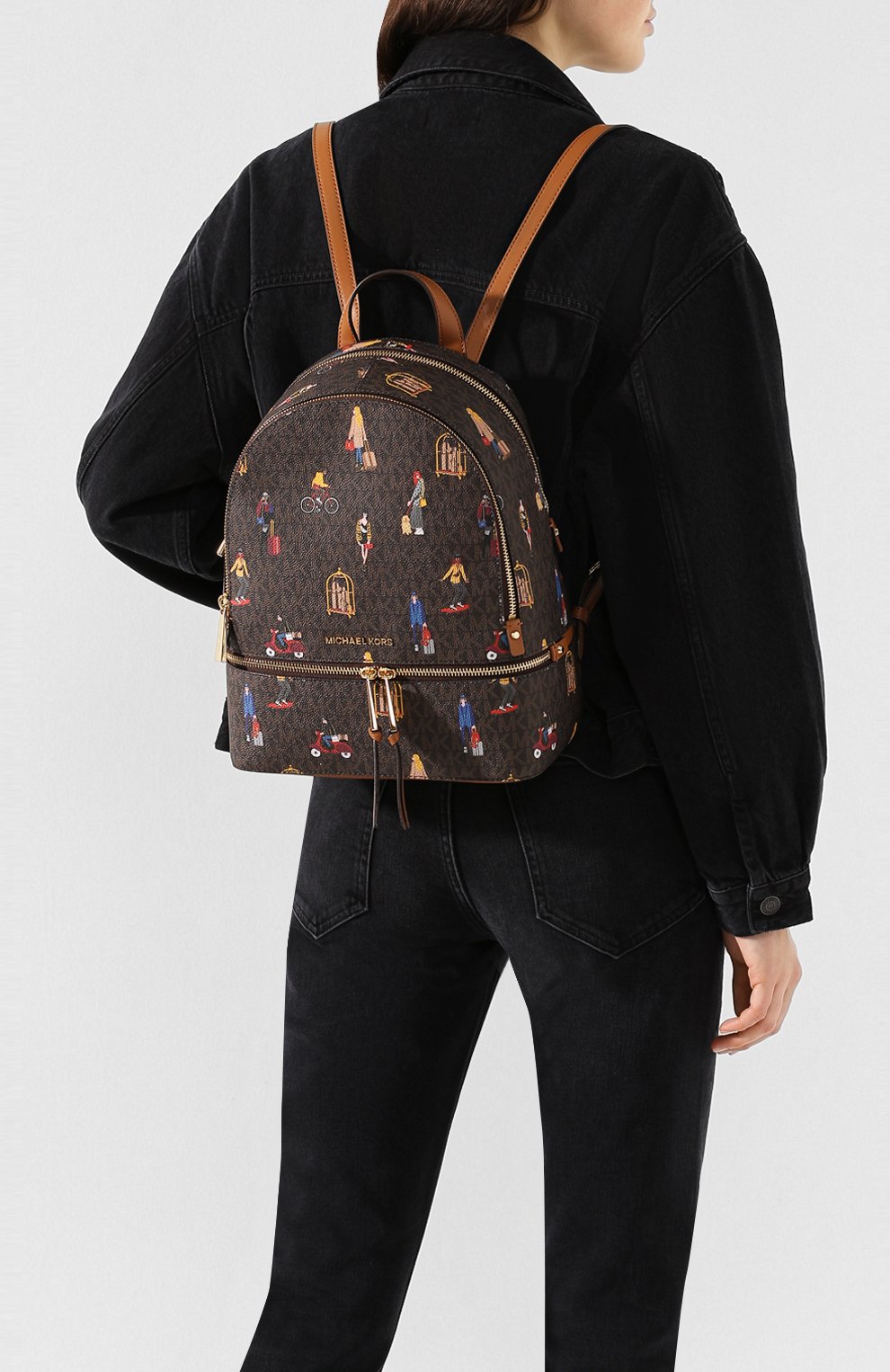 Рюкзак rhea zip medium MICHAEL MICHAEL KORS, арт. 30H9GEZB20, фото 2