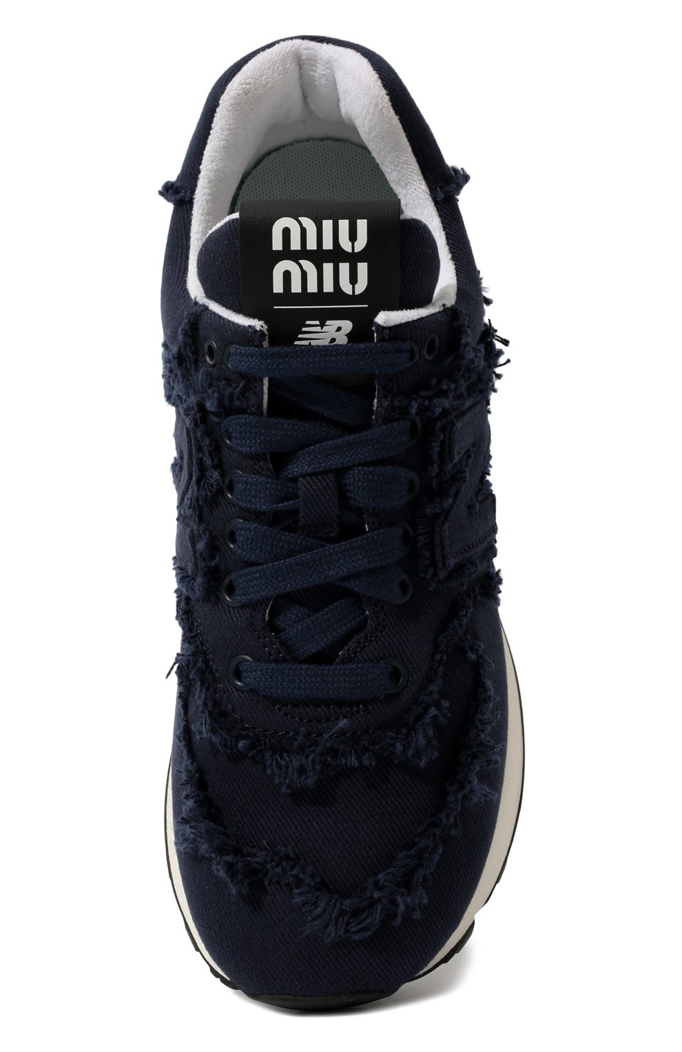 Текстильные кроссовки 574 new balance x miu miu MIU MIU, арт. 5E765D-CSL-F0V41-015, фото 6