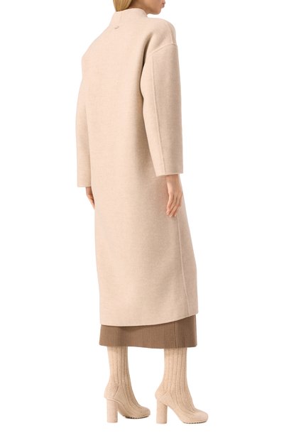 Кашемировое пальто AGNONA светло-бежевого цвета по цене 595500 руб., арт. TL0808E/D7044E, фото 4 Кашемировое пальто AGNONA, арт. TL0808E/D7044E, фото 4