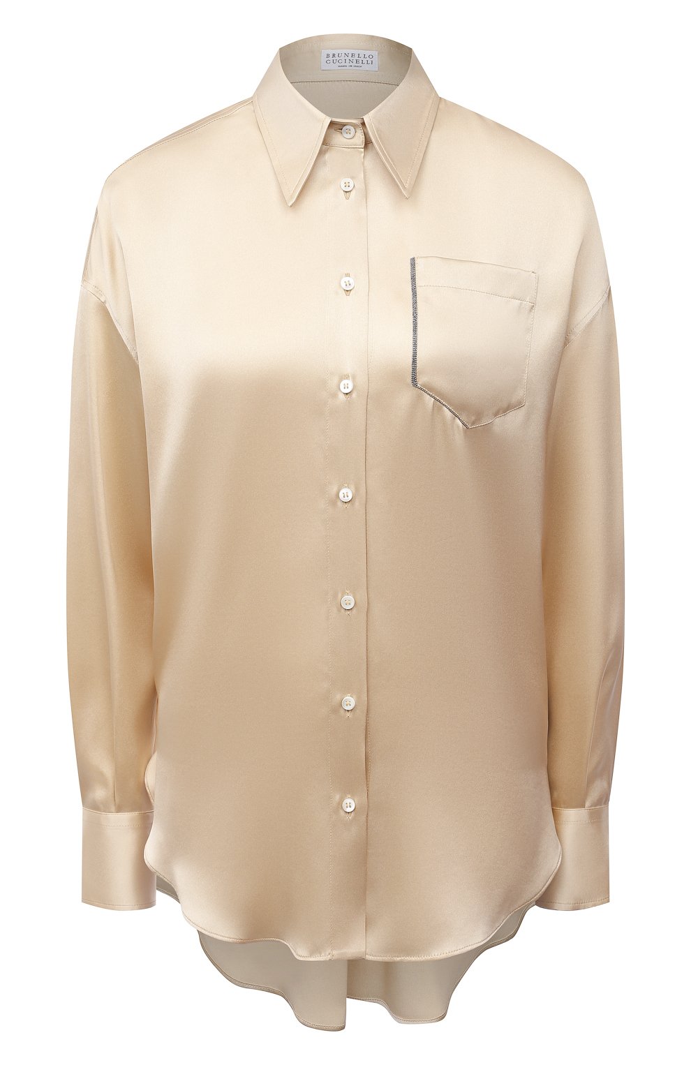 Шелковая рубашка BRUNELLO CUCINELLI, арт. M0C59NC346, фо то 1