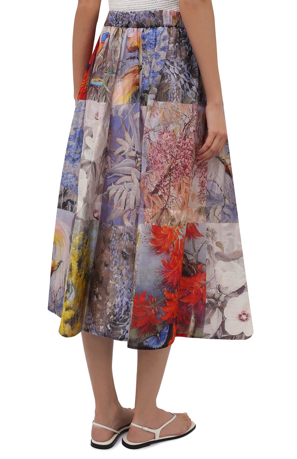 Юбка изо льна и шелка ZIMMERMANN, арт. 1342SB0T, фото 4