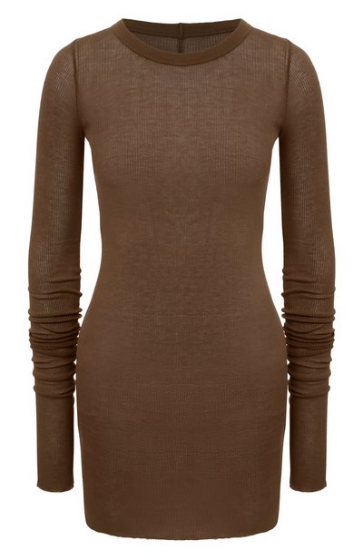 Лонгслив из вискозы и шелка RICK OWENS, арт. RP02D3202/RC, фото 1