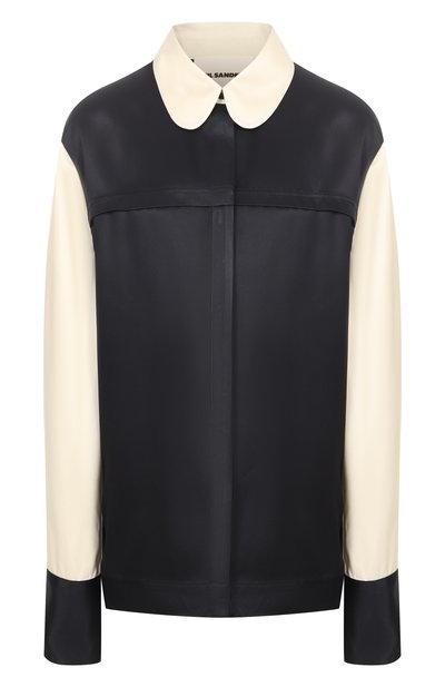 Женская рубашка из ви�скозы JIL SANDER, арт. J02DL0256/J65334