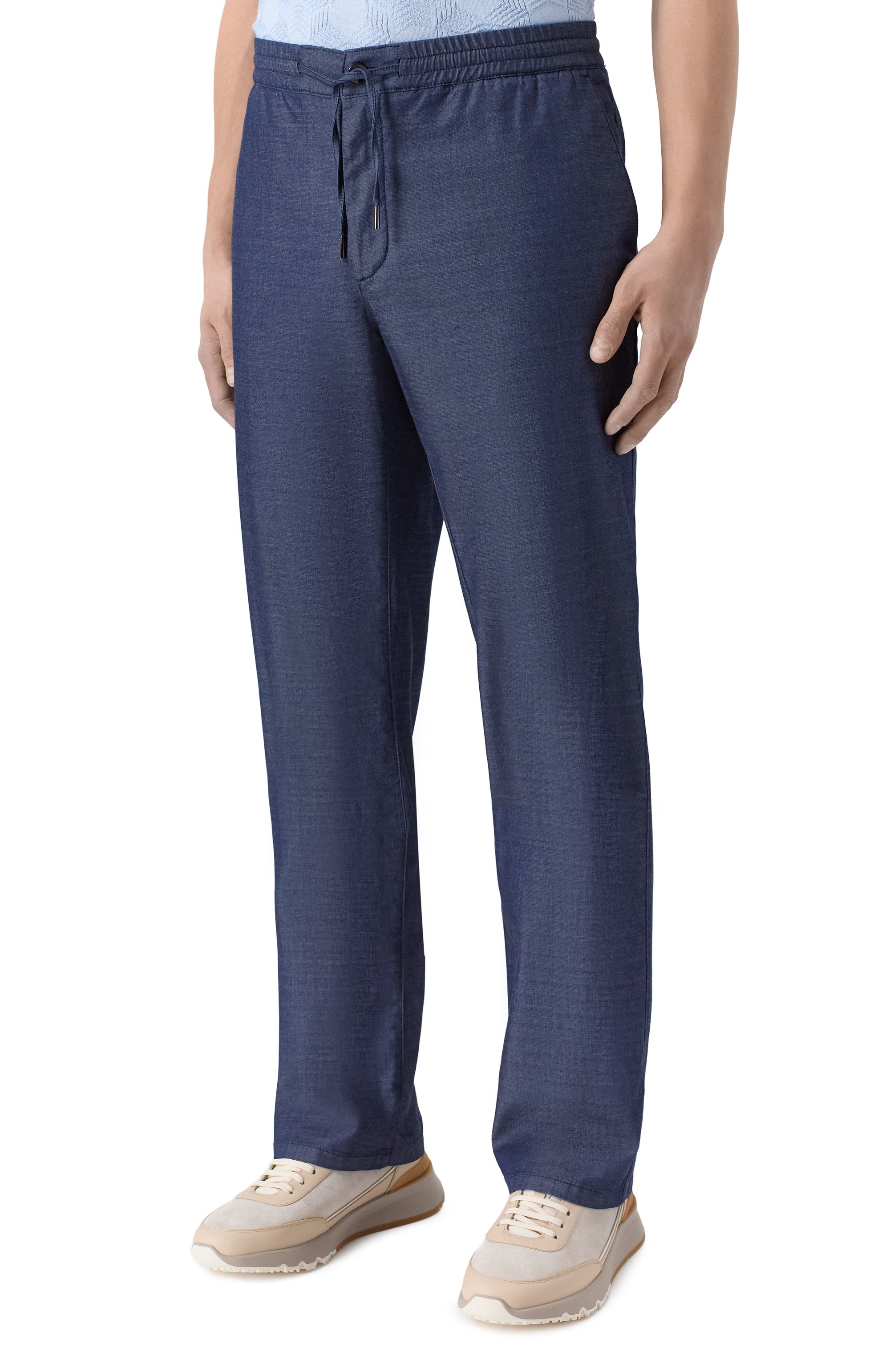 Брюки из хлопка и лиоцелла MVST, арт. M26.CSM.T406/TS0BL, фото 3