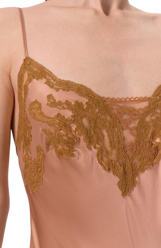 Шелковая сорочка Marjolaine 3CAM0101 Бежевый  3CAM0101 Фото 4