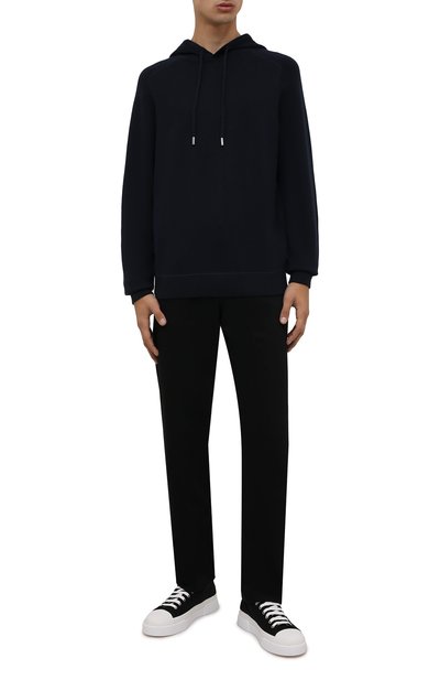 Худи из хлопка и шерсти BOSS, арт. 50457715, фото 2