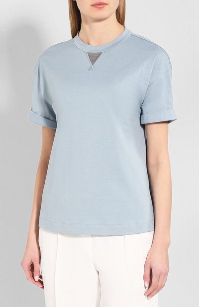Хлопковый топ BRUNELLO CUCINELLI, арт. M0045BX100, фото 3