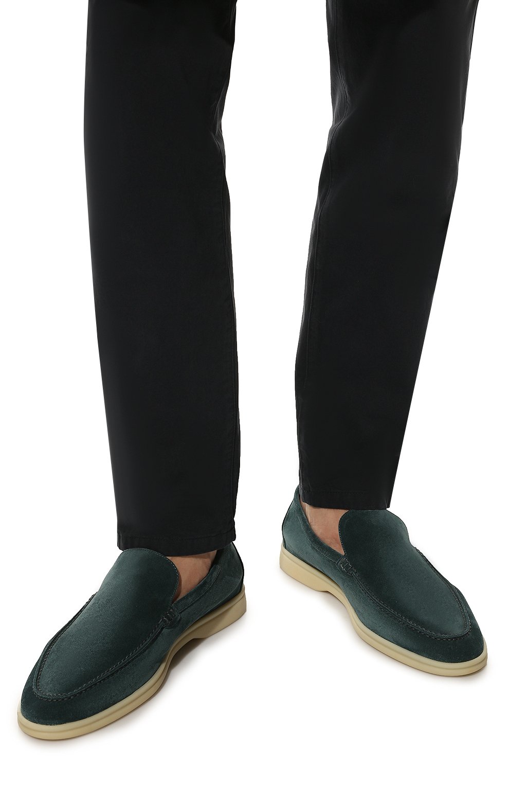 Замшевые лоферы summer walk LORO PIANA, арт. FAE8124, фото 3