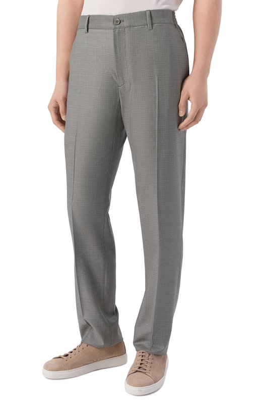 Шерстяные брюки Stefano Ricci M1T610001E/W0020U Зелёный  M1T610001E/W0020U Фото 3