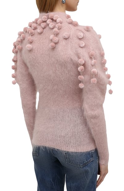 Свитер ZIMMERMANN светло-розового цвета по цене 82400 руб., арт. 1881TC0N, фото 4 Свитер ZIMMERMANN, арт. 1881TC0N, фото 4