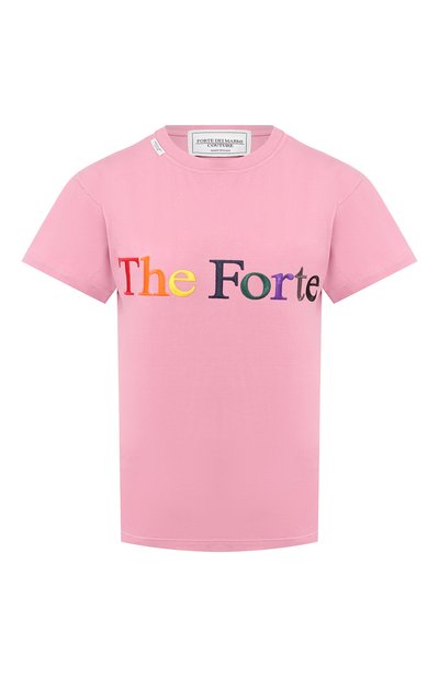 Женская хлопковая футболка FORTE DEI MARMI COUTURE, арт. FDMC SS19 6228